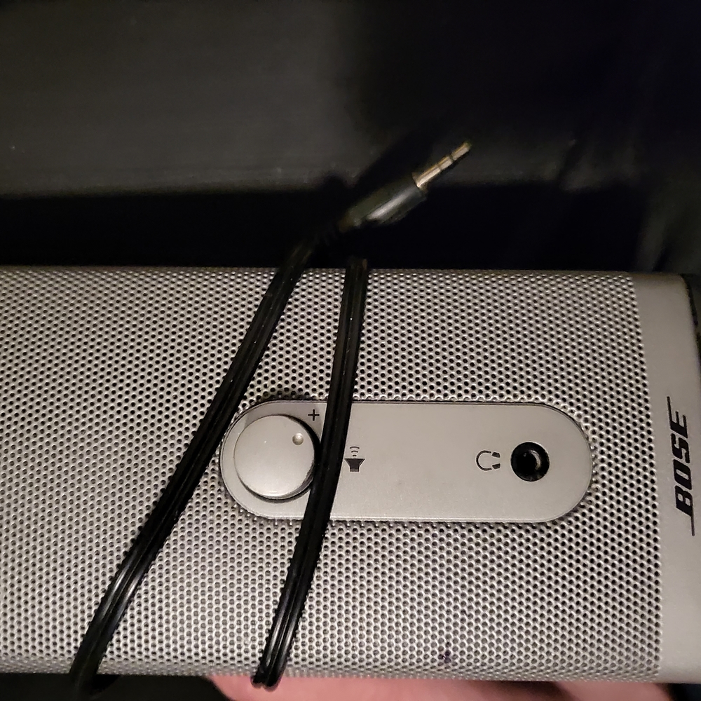 Bose Silver Portable Speaker